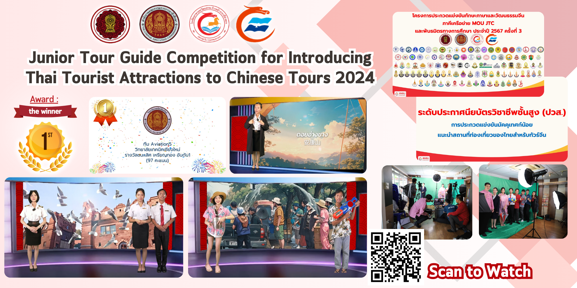 Junior Tour Guide Competition for Introducing Thai Tourist Attractions to Chinese Tours 2024