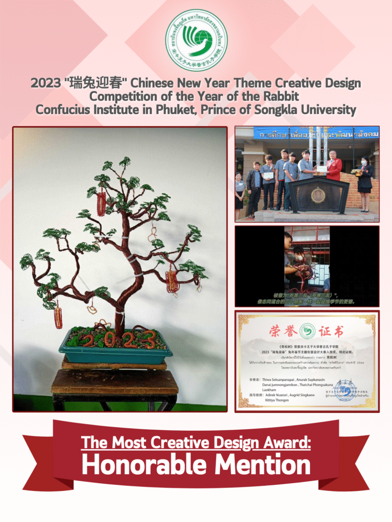 2023 “瑞兔迎春” Chinese New Year Theme Creative Design The Most Creative Design Award: Honorable Mention