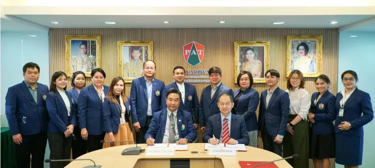 Jinbu ลงนามความร่วมมือทางการศึกษากับวิทยาลัยเทคโนโลยีปัญญาภิวัฒน์