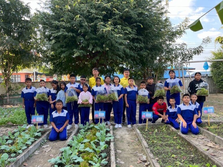 สร้างสรรค์โครงการและสนับสนุนทุนทรัพย์จัดตั้งกิจกรรมส่งเสริมทักษะอาชีพ   ณ โรงเรียนบ้านจัววิทยา